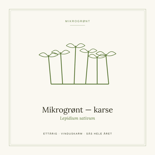 Frøpose fra SpireLykke — Mikrogrønt karse